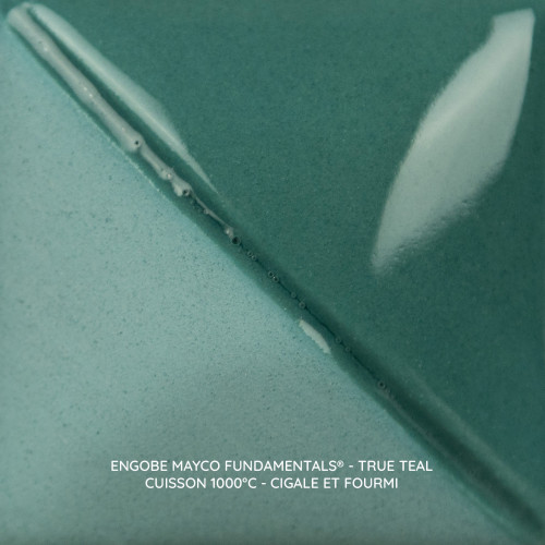 
  ENGOBE MAYCO FUNDAMENTALS - TRUE TEAL - 118 ml - Engobe liquide MAYCO FUNDAMENTALS® UNDERGLAZES 1000°C - 1280°C - Cigale et Fourmi