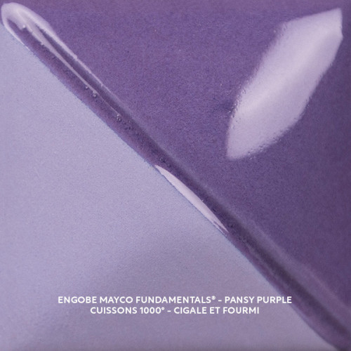 
  ENGOBE MAYCO FUNDAMENTALS - PANSY PURPLE - 118 ml - Engobe liquide MAYCO FUNDAMENTALS® UNDERGLAZES 1000°C - 1280°C - Cigale et Fourmi