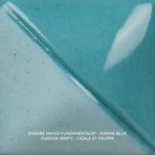 
  ENGOBE MAYCO FUNDAMENTALS - MARINE BLUE - 118 ml - Engobe liquide MAYCO FUNDAMENTALS® UNDERGLAZES 1000°C - 1280°C - Cigale et Fourmi