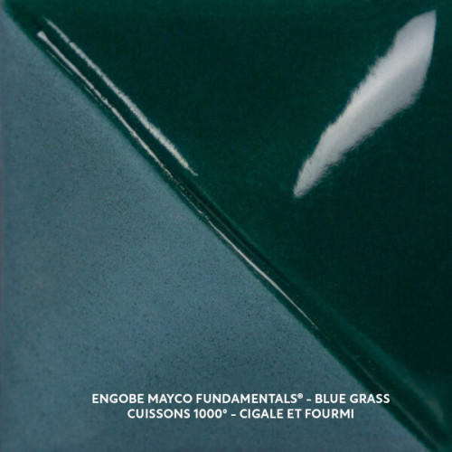 
  ENGOBE MAYCO FUNDAMENTALS - BLUE GRASS - 118 ml - Engobe liquide MAYCO FUNDAMENTALS® UNDERGLAZES 1000°C - 1280°C - Cigale et Fourmi