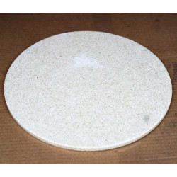 PLAQUE RONDE ENFOURN. DIAMETRE 420mm x 12mm