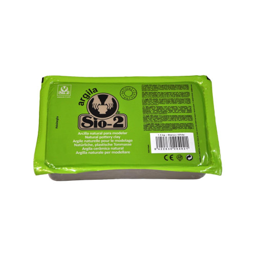 
  ARGILE FAIENCE ARGILA - 1.5kg Blanc - Faïences blanches - Cigale et Fourmi