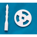 
  ATTACHE FIBRE CERAMIQUE - DIA 50mm - Matériaux pour construire son Four Raku - Cigale et Fourmi