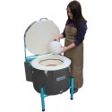
  FOUR ROHDE ECOTOP20 - 20 LITRES -1320°C + TC304 - 2,3 kw - Fours ROHDE série Ecotop - Cigale et Fourmi