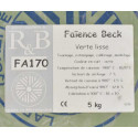 
  FAIENCE VERTE FA170 - SAC DE 5 KG - Faïence colorées - Cigale et Fourmi