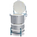 
  FOUR ROHDE TE190MCC - 190 LITRES AVEC ANNEAU -1300°C + TC304 - 230V MONO - Fours ROHDE série TE MCC+ - Cigale et Fourmi