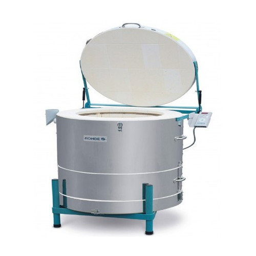 
  TE250S - FOUR ROHDE 250 LITRES AVEC ANNEAU - 1320°C + TC304 TRIPAHSE - Fours ROHDE Série TE S - Cigale et Fourmi