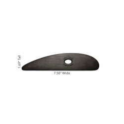 ESTEQUE MUDTOOLS NOIR TRES DUR N°8