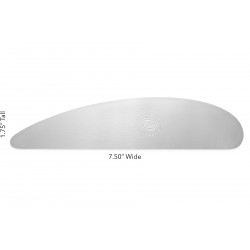 ESTEQUE EXTRA LONGUE INOX MUDTOOLS BORD CRANTE SSXL10
