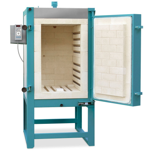 
  Four Rohde 1280°C KE 130B + TC304 - 130 Litres - Triphasé - Fours ROHDE, série KE B - Cigale et Fourmi