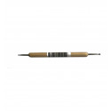 
  OUTIL 2 POINTES "bic" GM 1.8 & 2.8mm - Aiguilles et outils en acier - Cigale et Fourmi