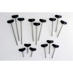 ENSEMBLE DE 15 TIGES ET 15 COUSSINS POUR GIFFIN GRIP