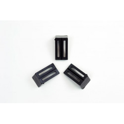 LOT DE 3 SUPPORTS EN PLASTIQUE POUR FIXATION GIRELLE