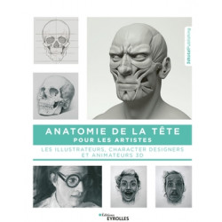 ANATOMIE DE LA TETE POUR LES ARTISTES