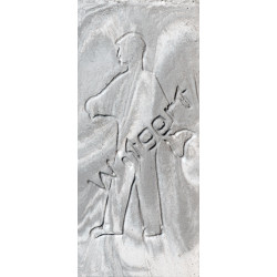 GRES MARBRE GRIS BLANC W29 CHAMOTTE 25% 0-0,5 mm - SAC DE 10 KG