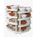 
  JEU DE 18 QUILLES - 3 X 6 QUILLES - Quilles d'enfournement - Cigale et Fourmi