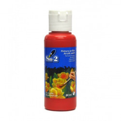 PEINTURE ACRYLIQUE ROUGE 80 ml