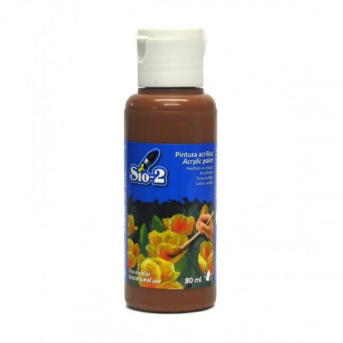 
  PEINTURE ACRYLIQUE MARRON 80 ml - Terres sans cuisson - Cigale et Fourmi