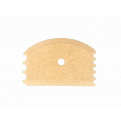 ESTEQUE COURBE EFFET BULLE - EN MDF PREMIUM