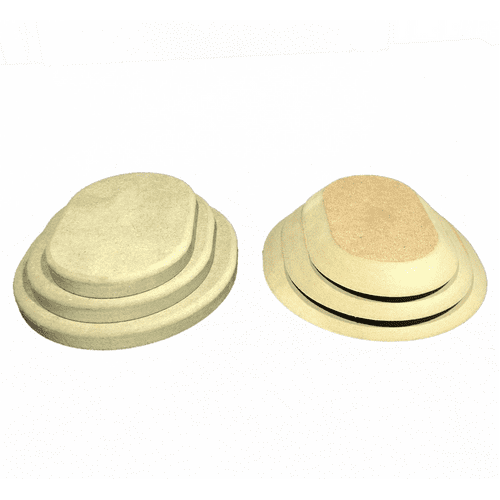 
  SET DE 3 PETITES FORMES RECTANGLES ARRONDIS - POUR CREER DE LA VAISSELLE - Moules et formes de chez Hartley & Noble - Cigale et Fourmi