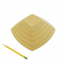 
  FORMES EN BOIS - CARRE SPHERIQUE - PACK DE 5 - Moules et formes en bois GR Pottery Forms - Cigale et Fourmi
