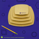 
  FORMES EN BOIS - CARRE SPHERIQUE - PACK DE 5 - Moules et formes en bois GR Pottery Forms - Cigale et Fourmi