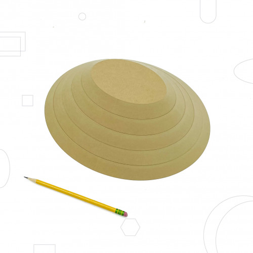 
  FORMES EN BOIS - OVALE  - PACK DE 5 - Moules et formes en bois GR Pottery Forms - Cigale et Fourmi