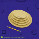 
  FORMES EN BOIS - OVALE  - PACK DE 5 - Moules et formes en bois GR Pottery Forms - Cigale et Fourmi