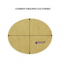 
  FORMES EN BOIS - OVALE  - PACK DE 5 - Moules et formes en bois GR Pottery Forms - Cigale et Fourmi