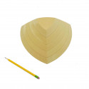 
  FORMES EN BOIS - TRIANGLE SPHERIQUE - PACK DE 5 - Moules et formes en bois GR Pottery Forms - Cigale et Fourmi