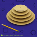 
  FORMES EN BOIS - ROND  - PACK DE 5 - Moules et formes en bois GR Pottery Forms - Cigale et Fourmi