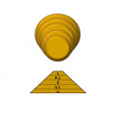 
  FORMES EN BOIS - ROND  - PACK DE 5 - Moules et formes en bois GR Pottery Forms - Cigale et Fourmi