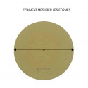 
  FORMES EN BOIS - ROND  - PACK DE 5 - Moules et formes en bois GR Pottery Forms - Cigale et Fourmi