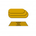 
  Formes en bois - Rectangle Bord Arrondi - Pack de 3 - Moules et formes en bois GR Pottery Forms - Cigale et Fourmi