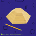 
  FORMES EN BOIS - HEXAGONAL  - PACK DE 5 - Moules et formes en bois GR Pottery Forms - Cigale et Fourmi