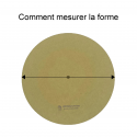
  FORMES EN BOIS - ROND - POUR ASSIETTE - PACK DE 4 - Moules et formes en bois GR Pottery Forms - Cigale et Fourmi