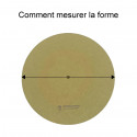 
  Formes en bois - Rond profil fin - Pour assiettes - Pack de 4 - Moules et formes en bois GR Pottery Forms - Cigale et Fourmi