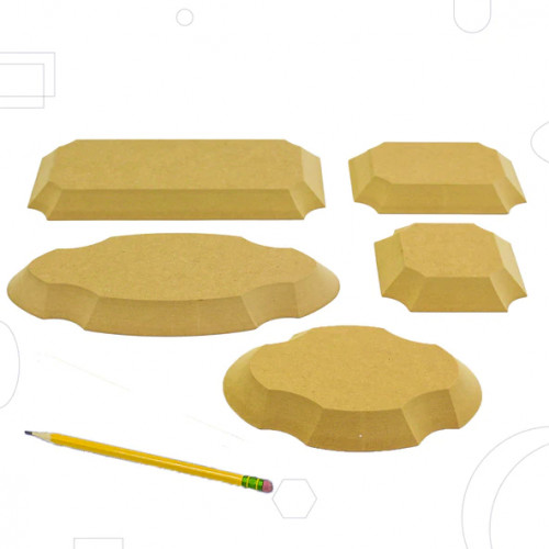 
  Formes en bois - Plateau - Pack de 5 - Moules et formes en bois GR Pottery Forms - Cigale et Fourmi