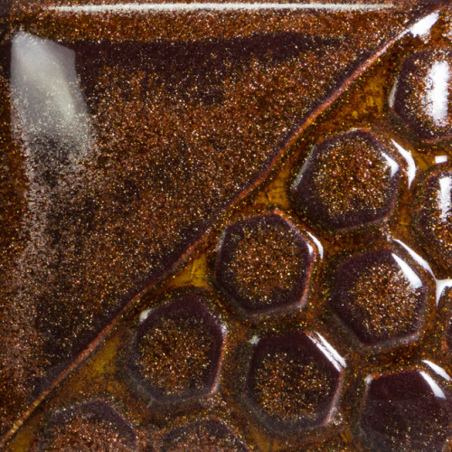 
  EMAIL FAIENCE MAYCO ELEMENTS - COPPER ADVENTURINE - 118 ml - Emaux liquides faïence MAYCO ELEMENTS 1000°C - 1040°C - Cigale et Fourmi