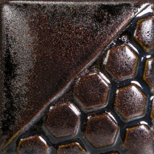
  EMAIL FAIENCE MAYCO ELEMENTS - BLACK ADVENTURINE - 118 ml - Emaux liquides faïence MAYCO ELEMENTS 1000°C - 1040°C - Cigale et Fourmi