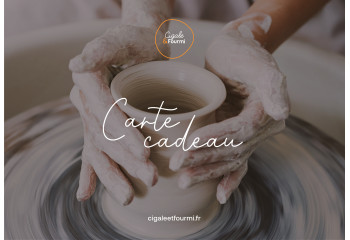 Carte cadeau à offrir à vos amis potiers-céramistes