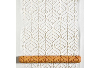 Tampon poterie & rouleau d’impression bois pour potier