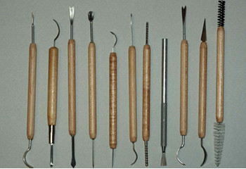 Aiguille de potier : outils & aiguille poterie acier