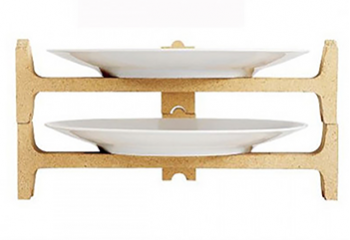 Support cuisson céramique, support cuisson assiette