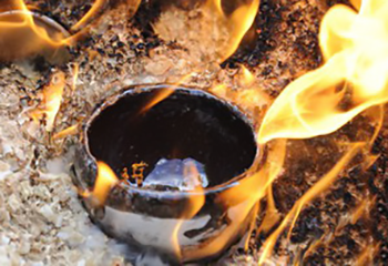 Cuisson Raku & poterie - technique céramique - Cigale et Fourmi
